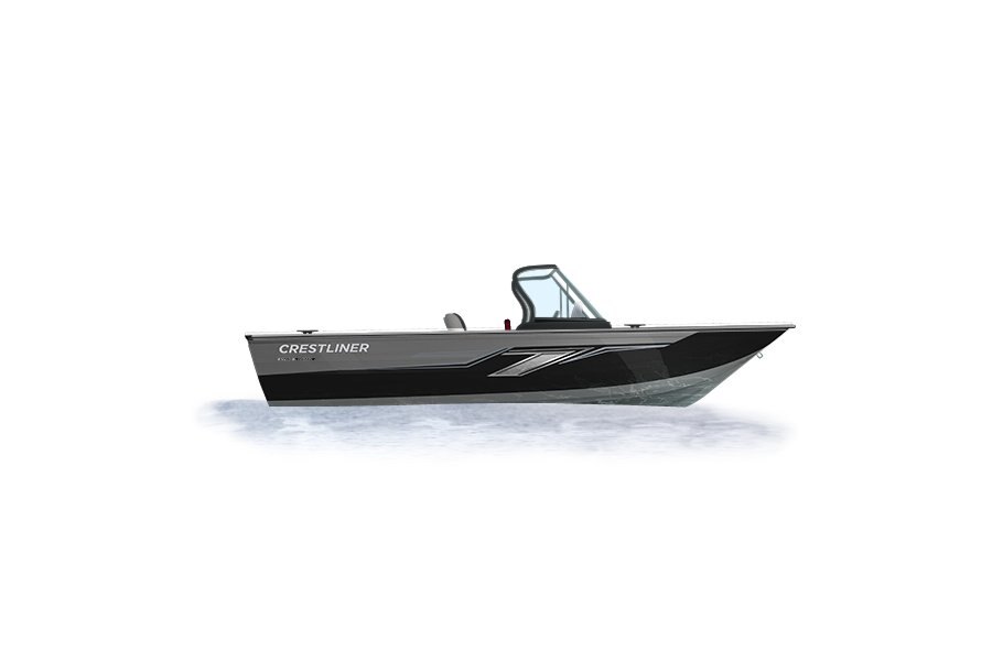 2024 Crestliner 1950 FISH HAWK Silver Metallic base w/Black Metallic accent & Gray interior