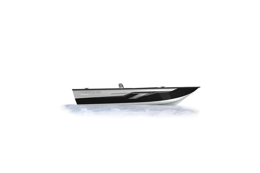 2024 Crestliner 1750 FISH HAWK  Bright White base w/Black Metallic accent & Gray interior