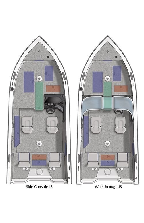 2024 Crestliner 1750 FISH HAWK Bright White base w/Black Metallic accent & Gray interior