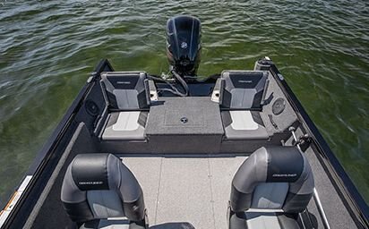 2024 Crestliner 1750 FISH HAWK Black Metallic exterior & Gray interior