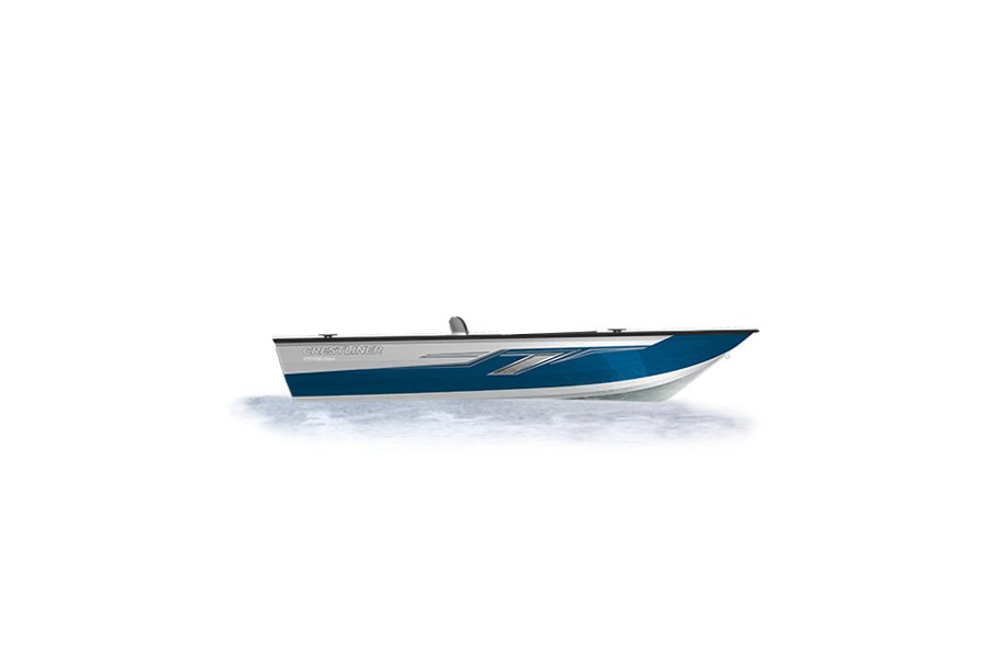 2024 Crestliner 1750 FISH HAWK  Bright White base w/True Blue Metallic accent & Gray interior