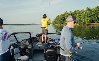 2024 Crestliner 1950 SUPER HAWK Black Metallic base w/Bright White accent & Gray interior