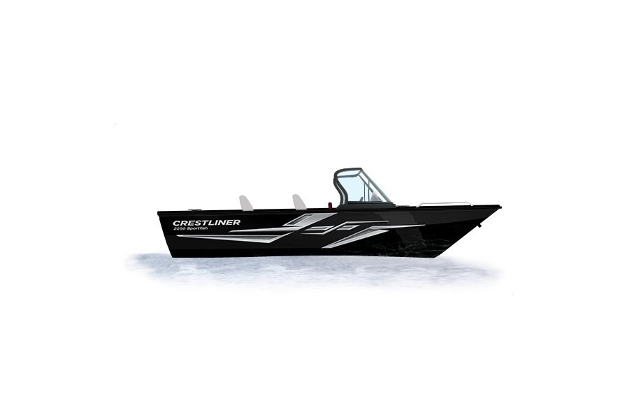 2024 Crestliner 2250 SPORTFISH  Black Metallic exterior & Gray interior