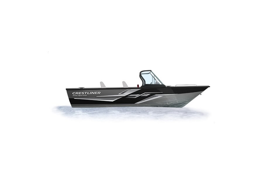 2024 Crestliner 2050 SPORTFISH Silver Metallic base w/Black Metallic accent & Gray interior