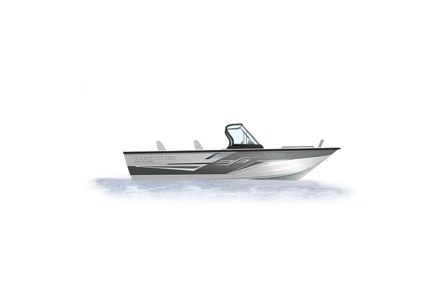 2024 Crestliner 1950 SPORTFISH  Bright White base w/Silver Metallic accent & Gray interior