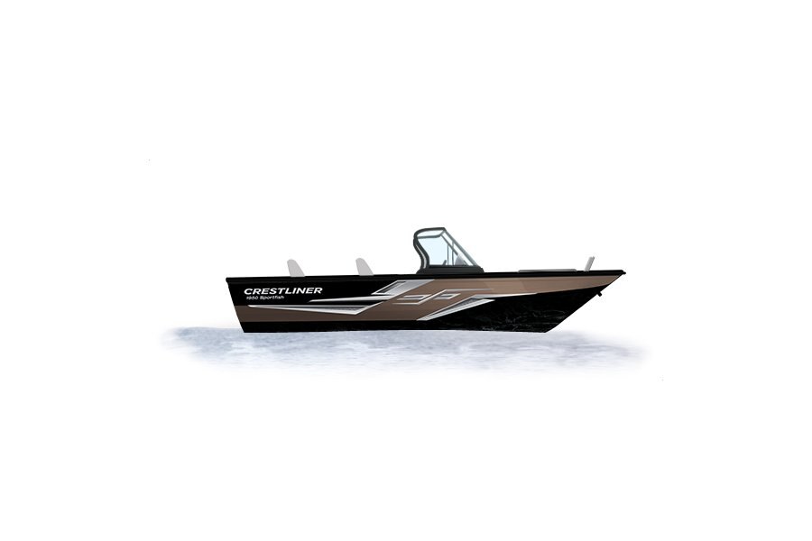 2024 Crestliner 1950 SPORTFISH  Black Metallic base w/Canyon Brown Metallic accent & Tan interior