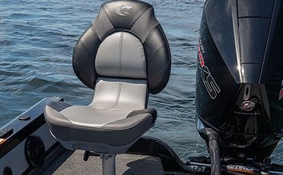 2024 Crestliner 1850 SPORTFISH Black Metallic base w/Bright White accent & Gray interior