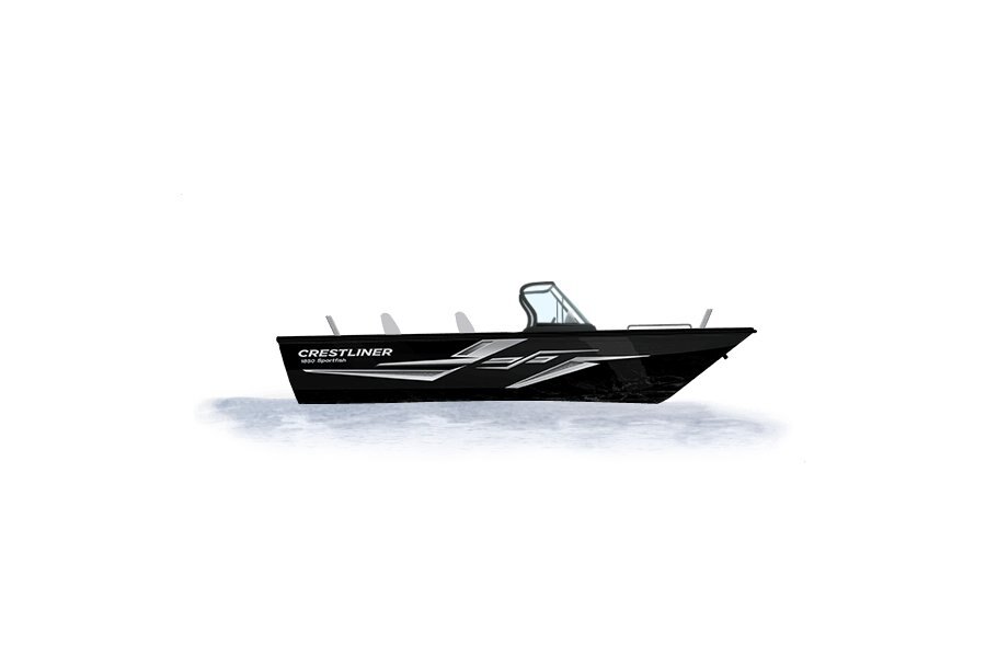 2024 Crestliner 1850 SPORTFISH  Black Metallic exterior & Gray interior