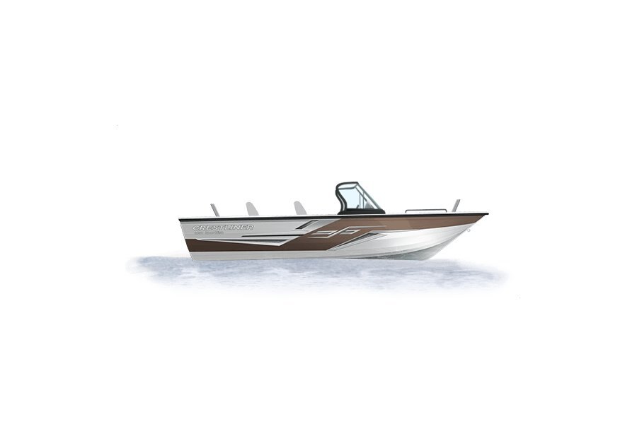 2024 Crestliner 1850 SPORTFISH  Bright White base w/Canyon Brown Metallic accent & Tan interior