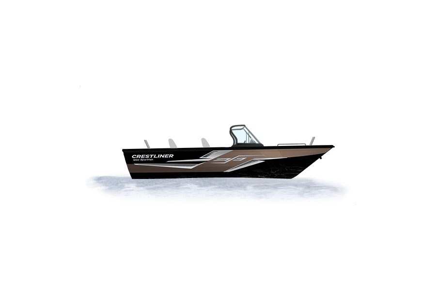 2024 Crestliner 1850 SPORTFISH  Black Metallic base w/Canyon Brown Metallic accent & Tan interior