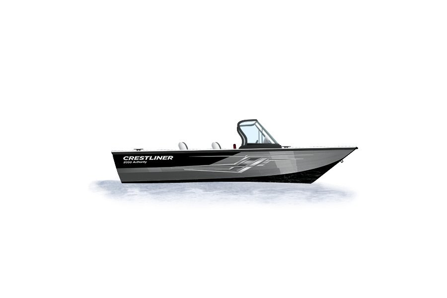 2024 Crestliner 2050 AUTHORITY  Black Metallic base w/Silver Metallic accent & Gray interior