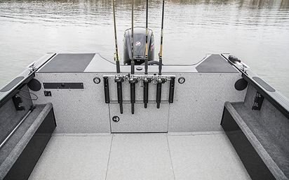 2024 Crestliner 2050 COMMANDER ELITE Black Metallic base w/Silver Metallic accent & Gray interior