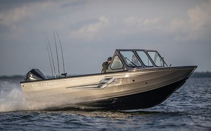 2024 Crestliner 2050 COMMANDER ELITE Black Metallic exterior & Gray interior