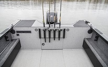 2024 Crestliner 1850 COMMANDER ELITE Black Metallic base w/Silver Metallic accent & Gray interior