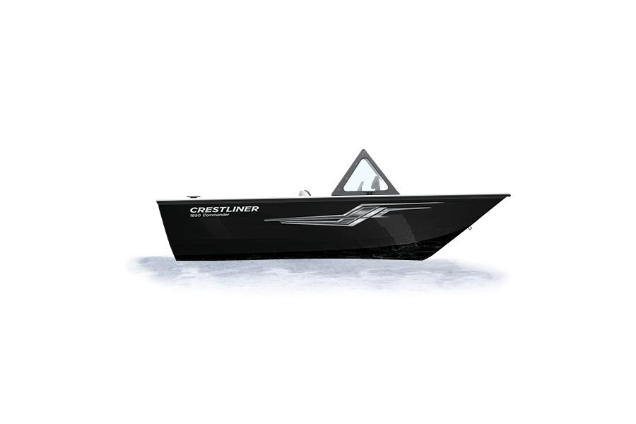 2024 Crestliner 1850 COMMANDER  Black Metallic exterior & Gray interior