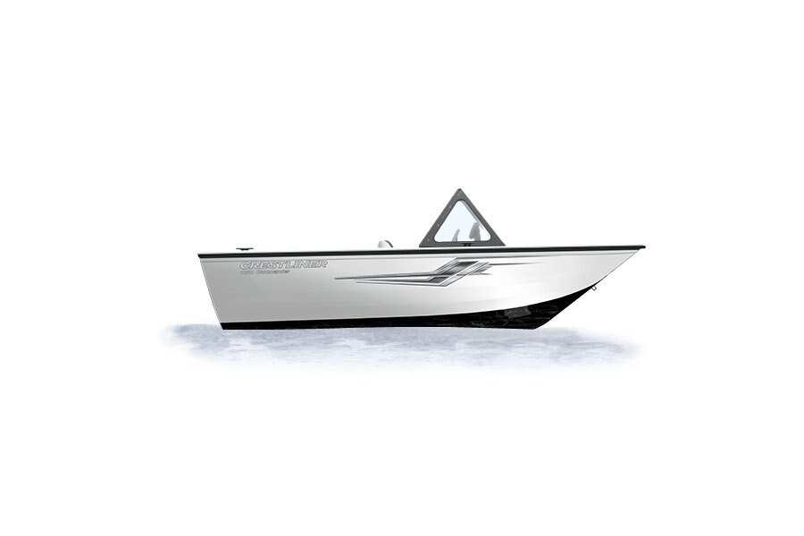 2024 Crestliner 1850 COMMANDER  Black Metallic base w/Bright White accent & Gray interior