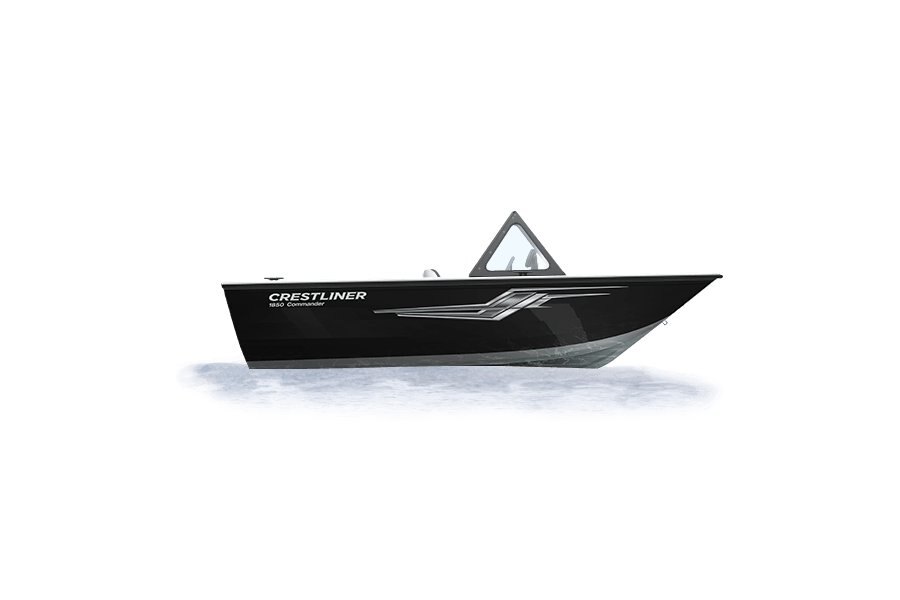 2024 Crestliner 1850 COMMANDER Silver Metallic base w/Black Metallic accent & Gray interior