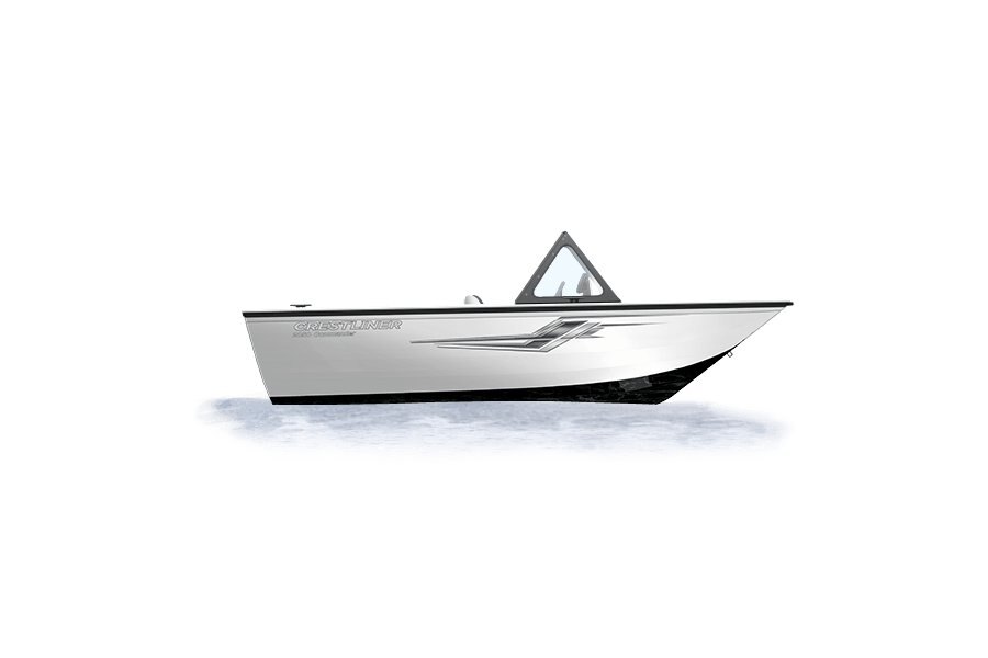 2024 Crestliner 2050 COMMANDER Black Metallic base w/Bright White accent & Gray interior