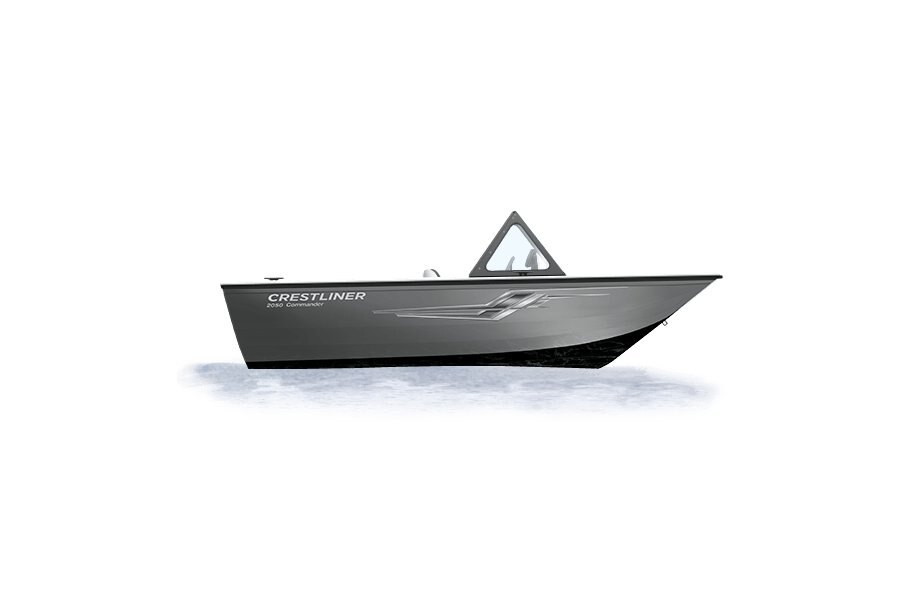 2024 Crestliner 2050 COMMANDER Black Metallic base w/Silver Metallic accent & Gray interior