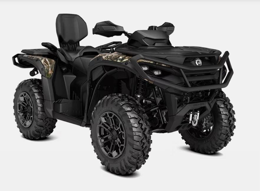 2024 Can-Am OUTLANDER MAX XT 78 hp Rotax 850 V-twin engine, Intelligent Throttle Control (iTC™) with riding modes wildland-camo