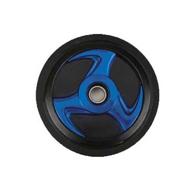 Closed Rear Axle Guide Wheel blue