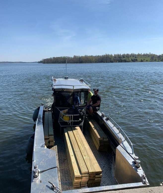 2026 LANDX X7 with Yamaha F200XD TORONTO BOAT SHOW