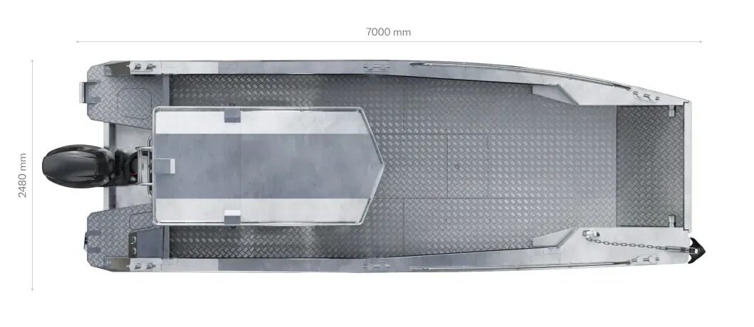 2026 LANDX X7 with Yamaha F200XD TORONTO BOAT SHOW