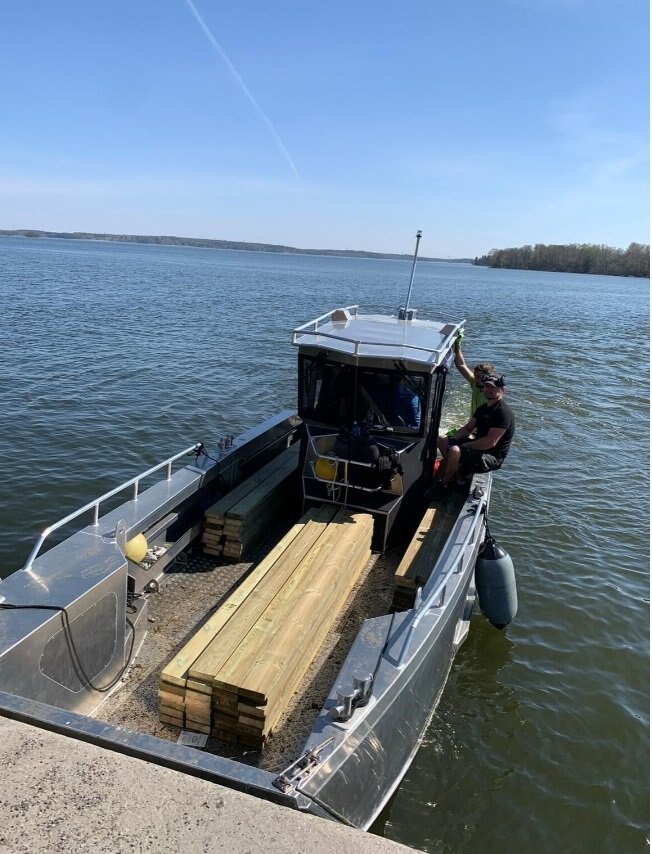 2026 LANDX X7 with Yamaha F200XD TORONTO BOAT SHOW