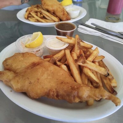 HALIBUT FISH & CHIPS