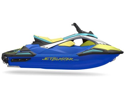 2026 Yamaha JetBlaster PRO 2-UP Azure Blue/Lunar Yellow