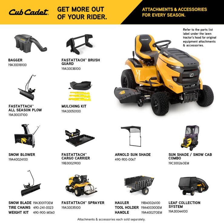 Cub Cadet XT1 LT50 FAB