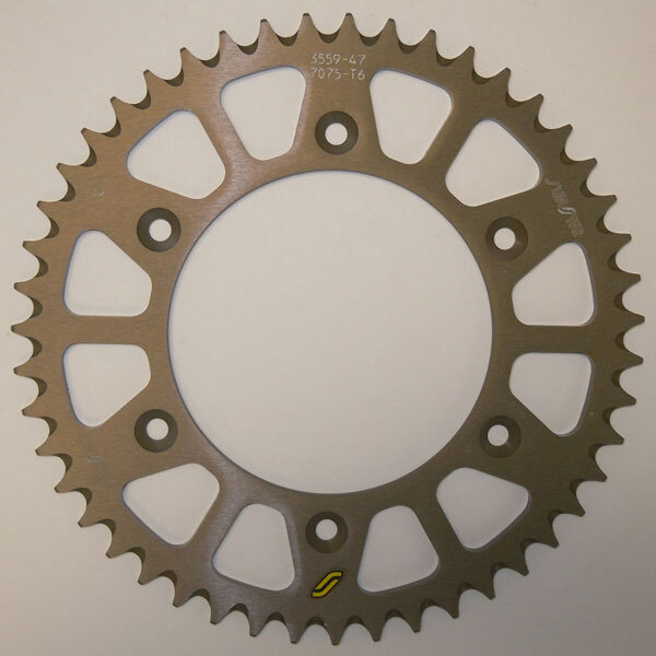 SUNSTAR WORKS TRIPLESTAR ALUMINUM REAR SPROCKET (5 355949)