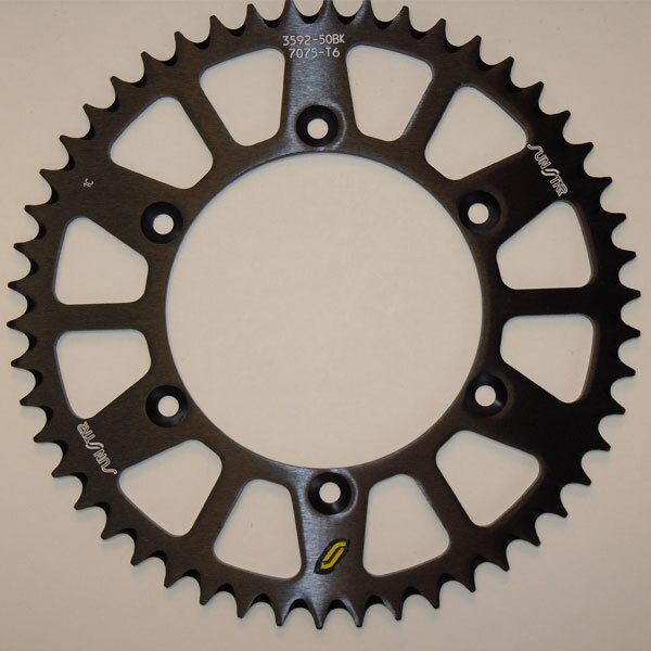 SUNSTAR WORKS TRIPLESTAR ALUMINUM REAR SPROCKET (5 359251BK)