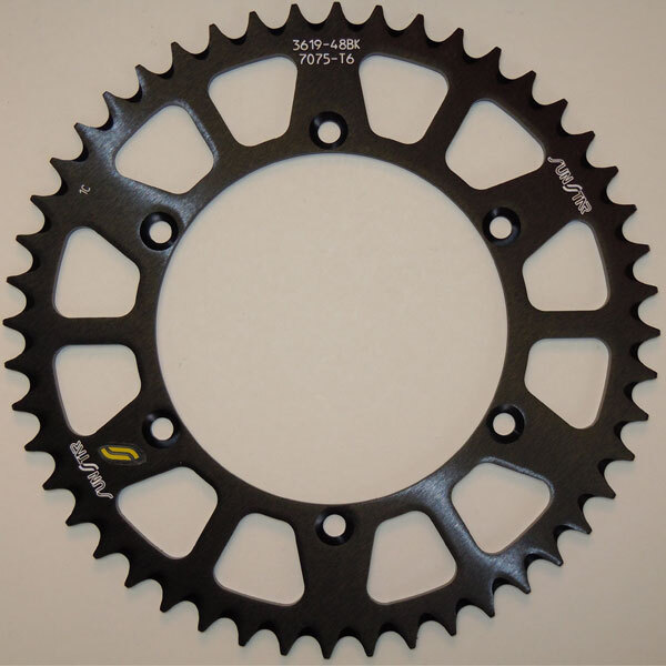 SUNSTAR WORKS TRIPLESTAR ALUMINUM REAR SPROCKET (5 361948BK)