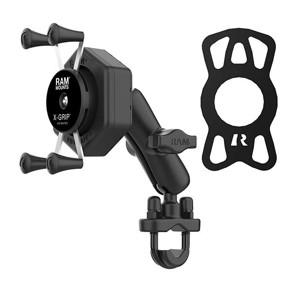 RAM X Grip Phone Mount with Vibe Safe & U Bolt Base