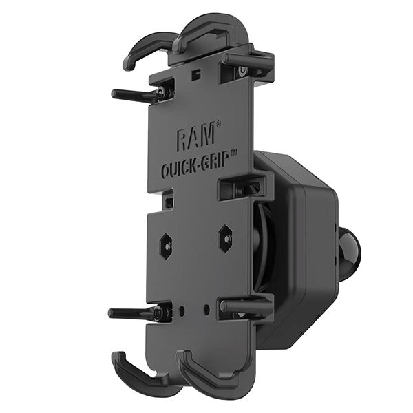 RAM Quick Grip XL Phone Holder with Vibe Safe Adapter & Ball (RAM HOL PD4 462B)