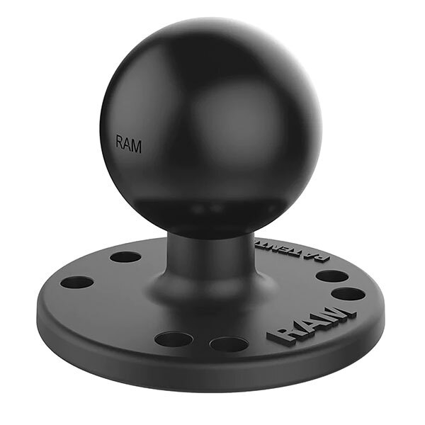RAM MOUNTS BALL ADAPTER WITH HARDWARE FISHFINDERS (RAM 202)