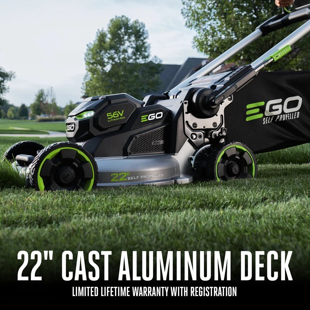 EGO POWER+ Mower 22 Aluminum Deck Select Cut™ Self Propelled Kit (10.0Ah Battery)