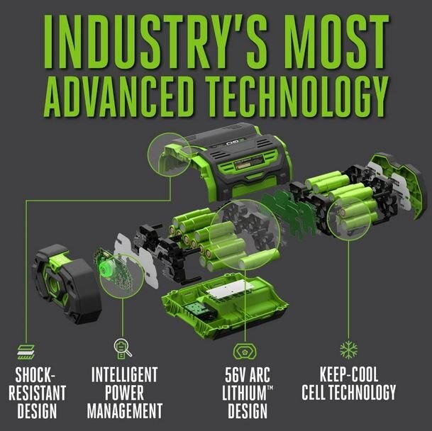 EGO Power+ 4.0 Amp Hour Battery BA2242T