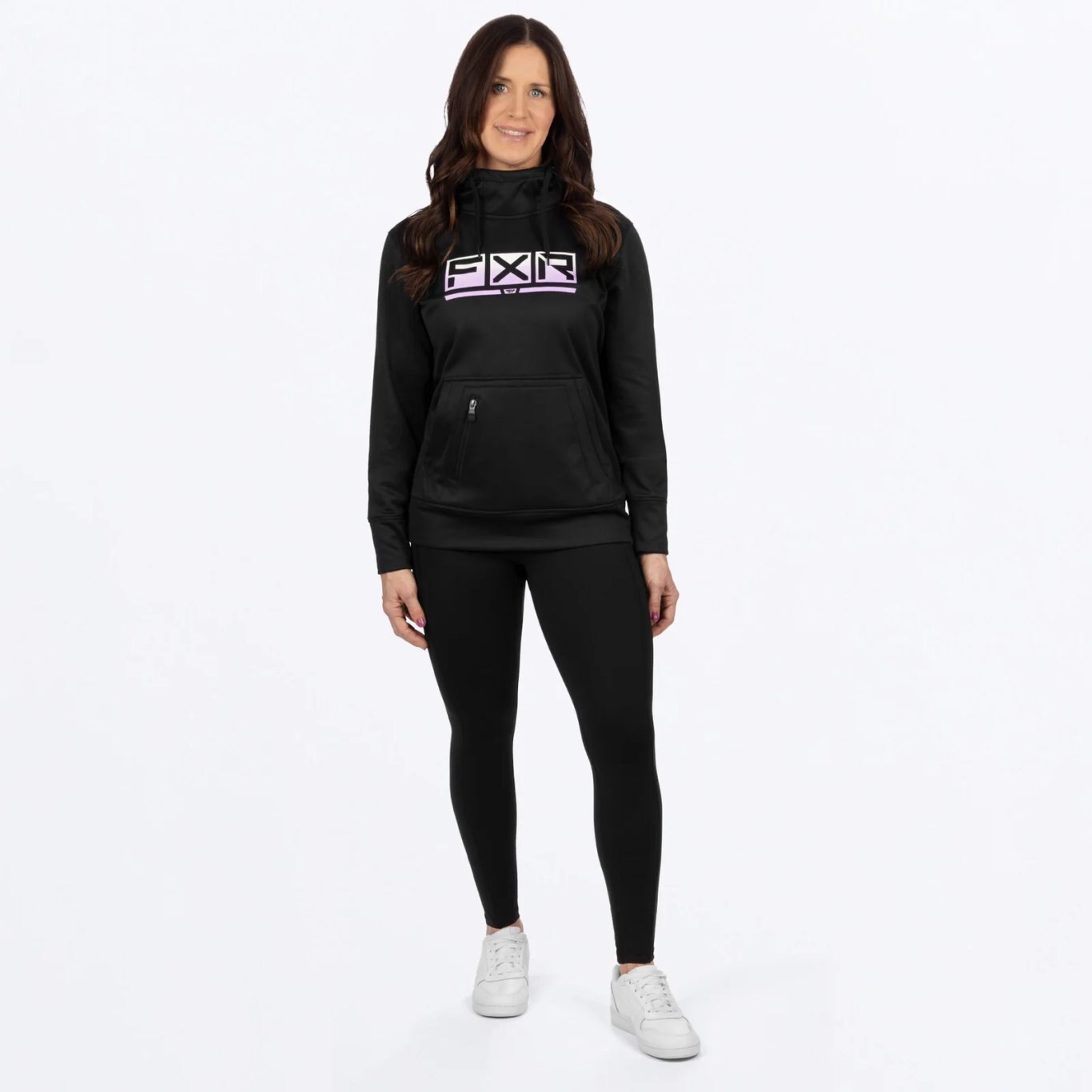 Podium Tech Pullover Hoodie Blk/Lilac