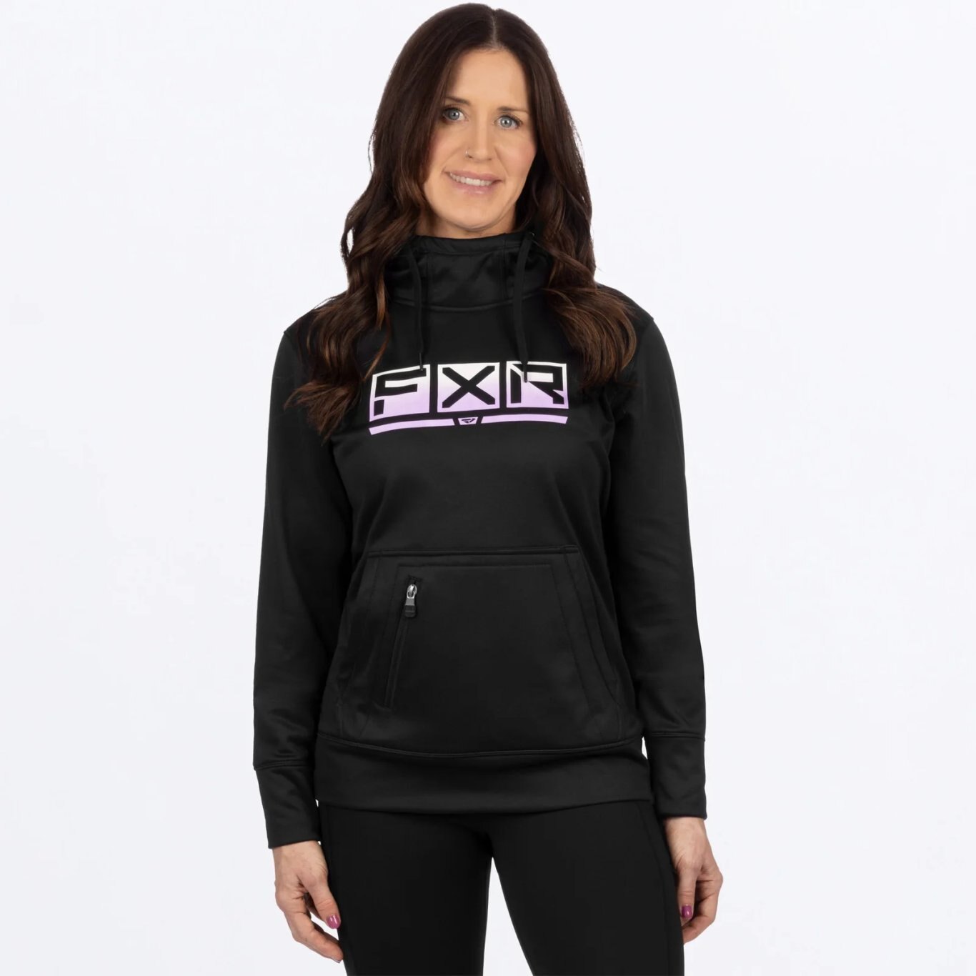 Podium Tech Pullover Hoodie Blk/Lilac