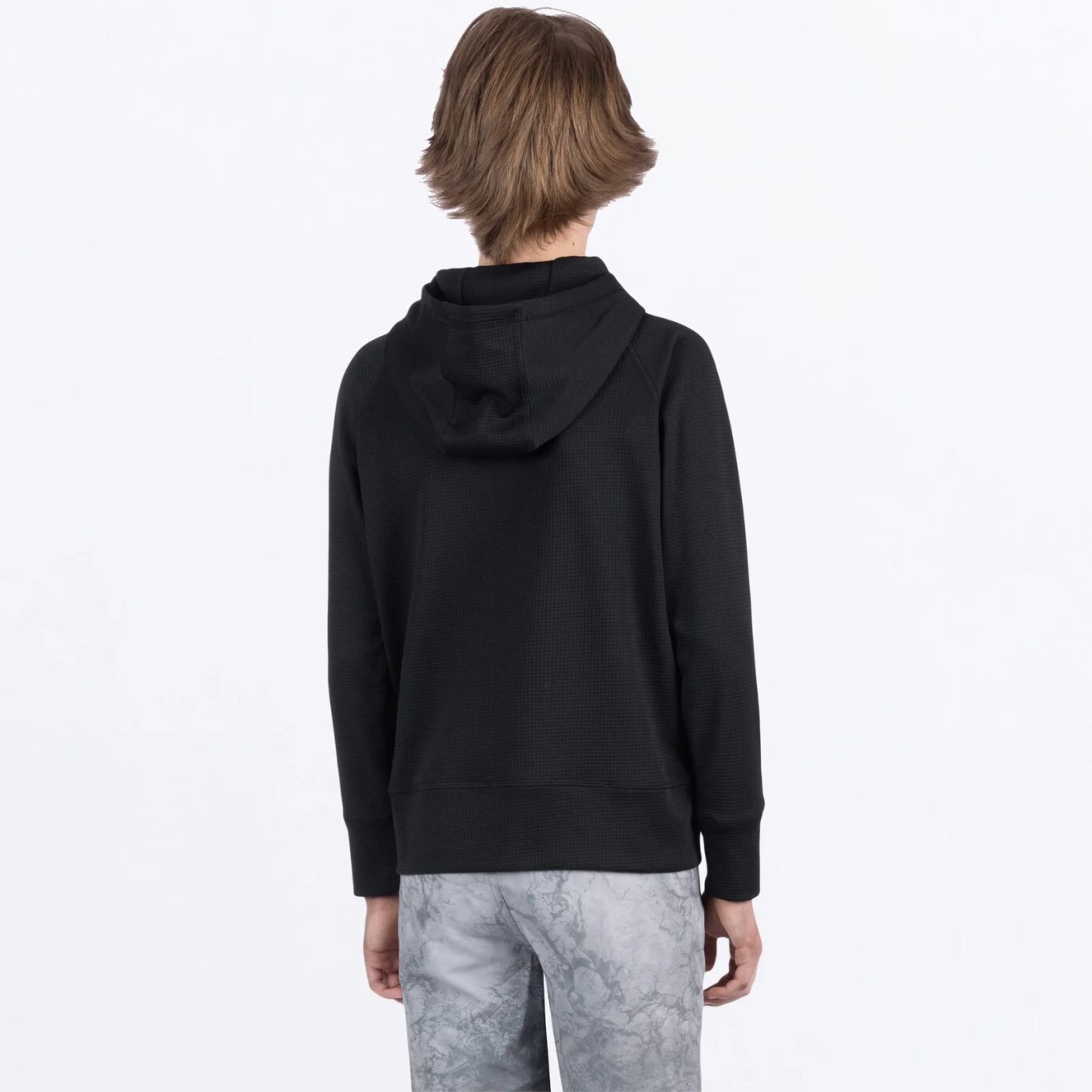 YTH Pilot UPF PO Hoodie Blk/White