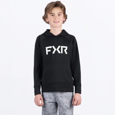 YTH Pilot UPF PO Hoodie - Blk/White