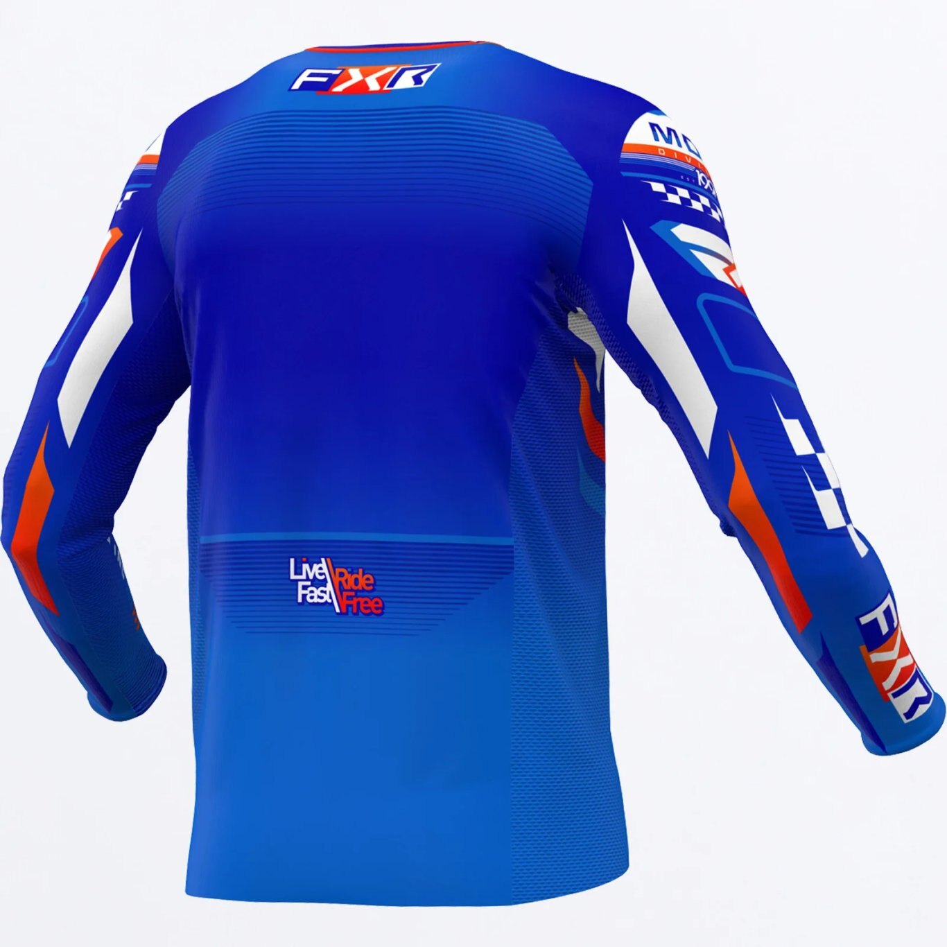 YTH Podium Gladiator MX Jersey Blue/White/Red