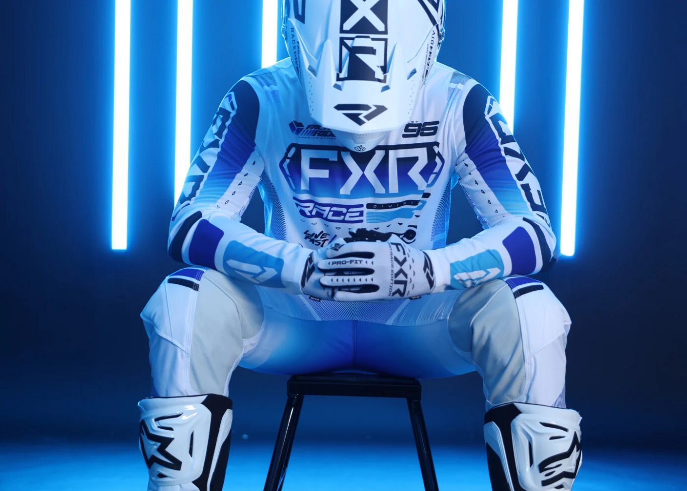 Podium MX Jersey Blk/White