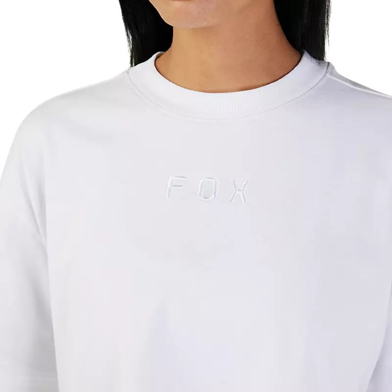 Wordmark OS Crop Tee WHT