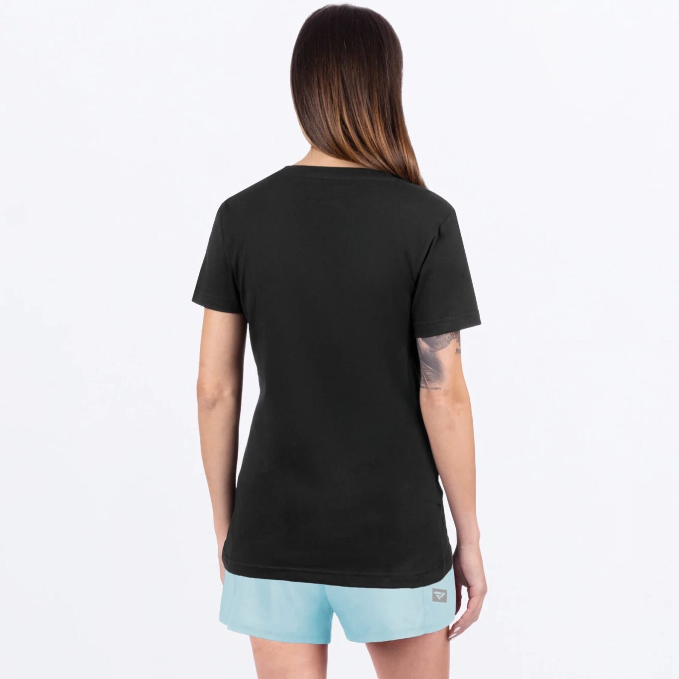 Hydrogen Prem T Shirt Blk/Maui Blue