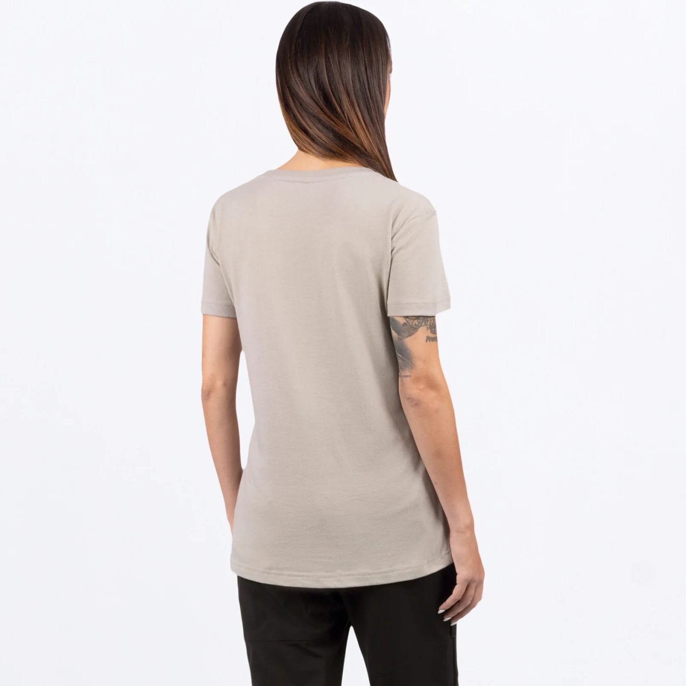 Antler Prem T Shirt Stone/Blk