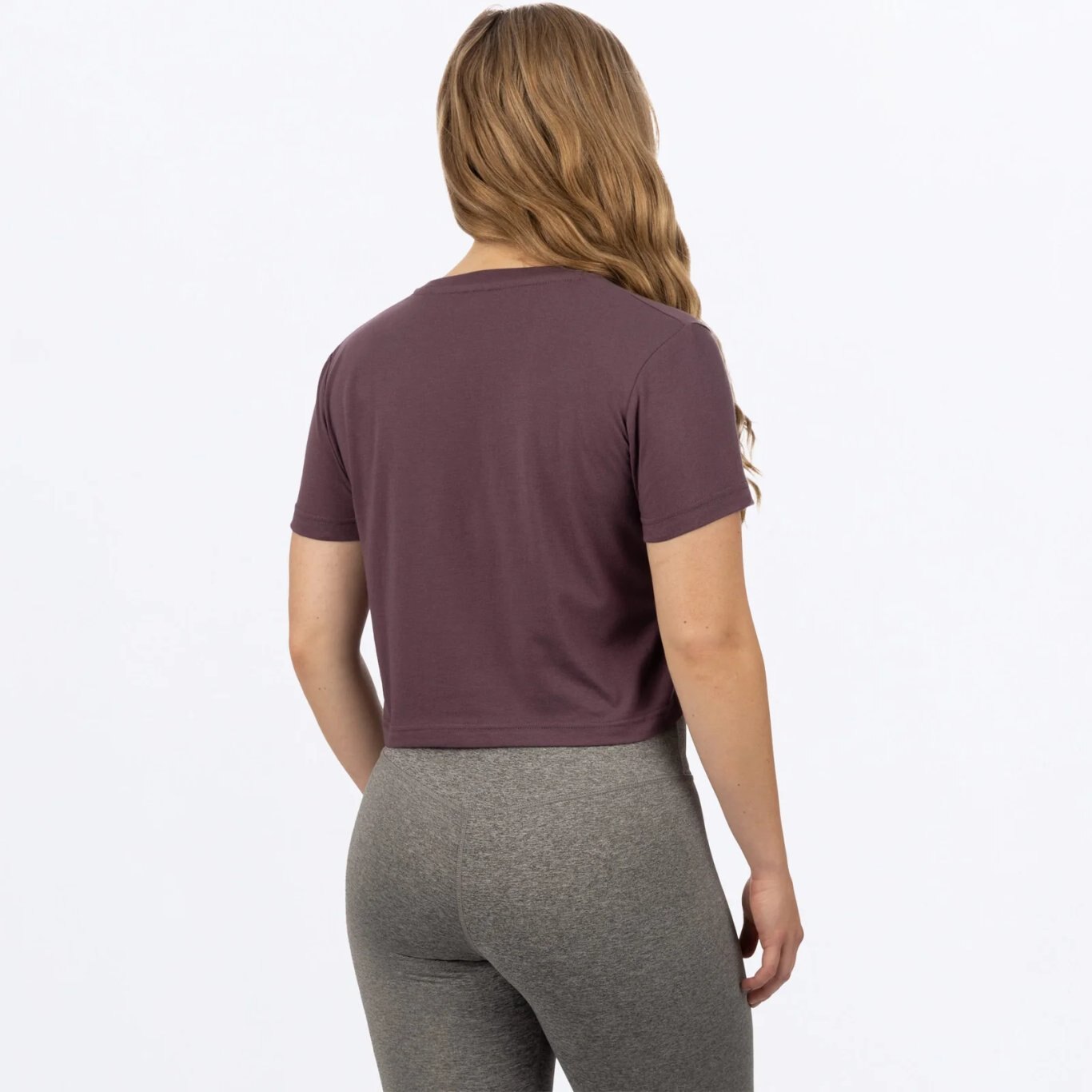 Align Crop T Shirt Muted Grape