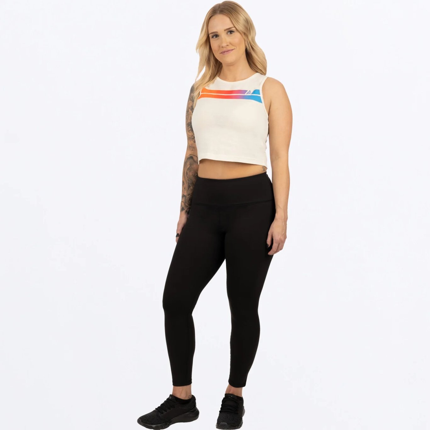 Align Cropped Tank Cream/Spectrum